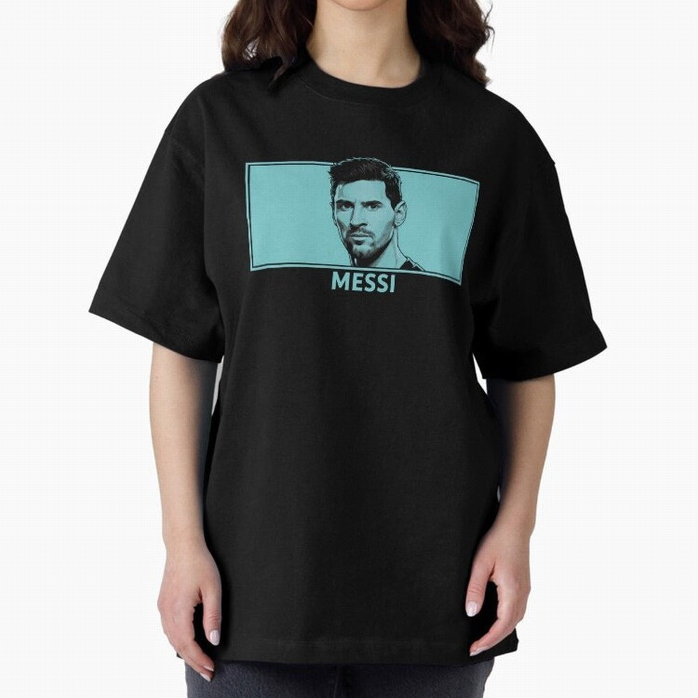 Messi Portrait - The Legend of Football Classic T-Shirt Remember Iconic Moments from Global Football Passion for FIFA World Cup 2026, Filled with Messi, Neymar and Mbappe, Germany, Global Supporter Spirit, Legendary Goals, National Colors and