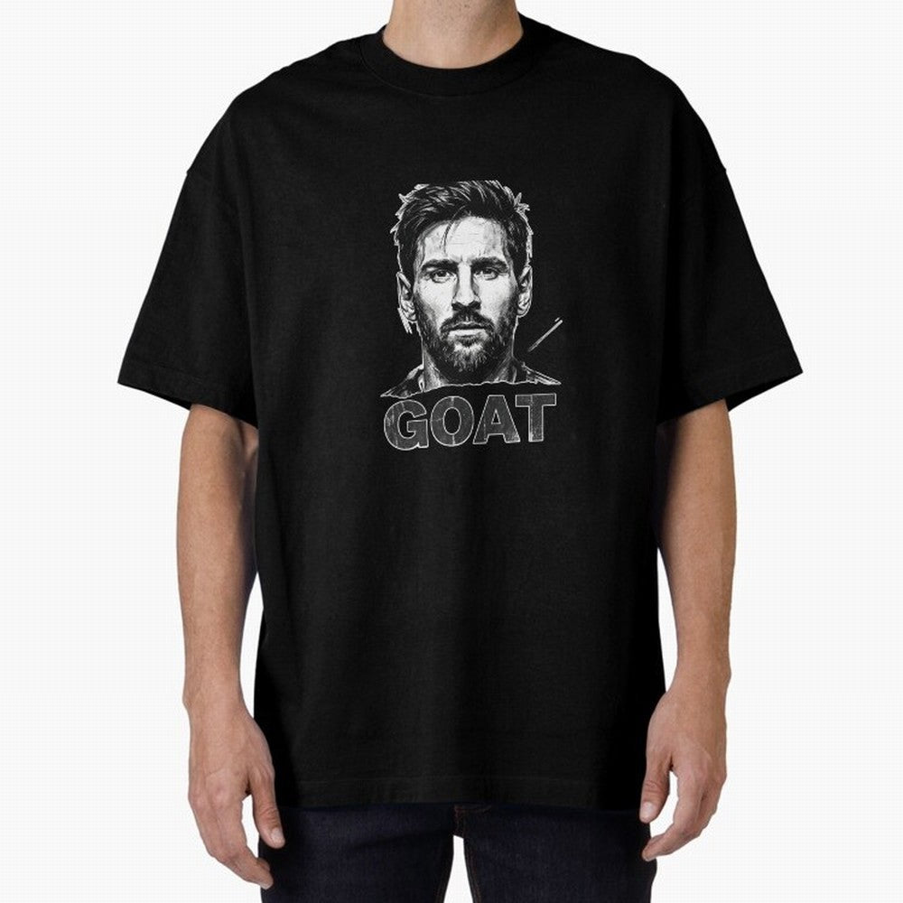 The G.O.A.T. ¨C Lionel Messi Legend Sketch Active T-Shirt Bring Supporter Culture to FIFA World Cup 2026 Group Stage for Fans of Neymar, Haaland and Cristiano Ronaldo and Argentina and Brazil, Bringing Global Supporter Spirit, Legendary Goals,