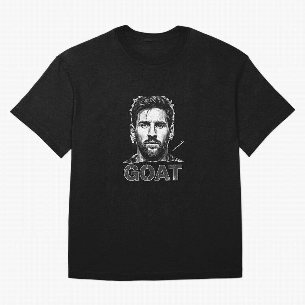 The G.O.A.T. ¨C Lionel Messi Legend Sketch Active T-Shirt Bring Supporter Culture to FIFA World Cup 2026 Group Stage for Fans of Neymar, Haaland and Cristiano Ronaldo and Argentina and Brazil, Bringing Global Supporter Spirit, Legendary Goals,