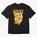 GOLD GOAT Lionel Messi watercolor illustration Oversized T-Shirt Follow FIFA World Cup 2026 Group Stage Featuring Cristiano Ronaldo, Haaland and CR7, Portugal, Spain and Germany Energy, Sports Nostalgia, International Competition, Famous Players