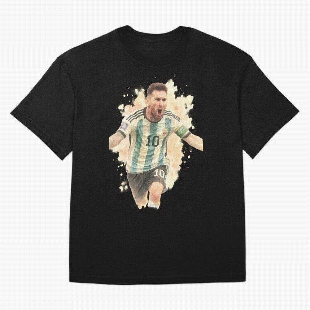 Goaaal Lionel Messi watercolor illustration Classic T-Shirt Feel FIFA World Cup 2026 for Fans of Haaland and Mbappe and England, France and Netherlands, Bringing Match Day Excitement, Supporter Culture, Golden Goals and Global Football Passion;