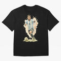 skills Lionel Messi watercolor illustration Classic T-Shirt Upgrade FIFA World Cup 2026 USA Canada Mexico Inspired by Messi and Cristiano Ronaldo, Spain and Netherlands Energy, Global Supporter Spirit, Legendary Goals, National Colors and
