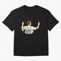 celebration Lionel Messi watercolor illustration Classic T-Shirt Celebrate Classic Football Spirit in Global Football Passion for FIFA World Cup 2026, Inspired by Messi, CR7 and Mbappe, Brazil, Portugal and Argentina, Stadium Chants, National