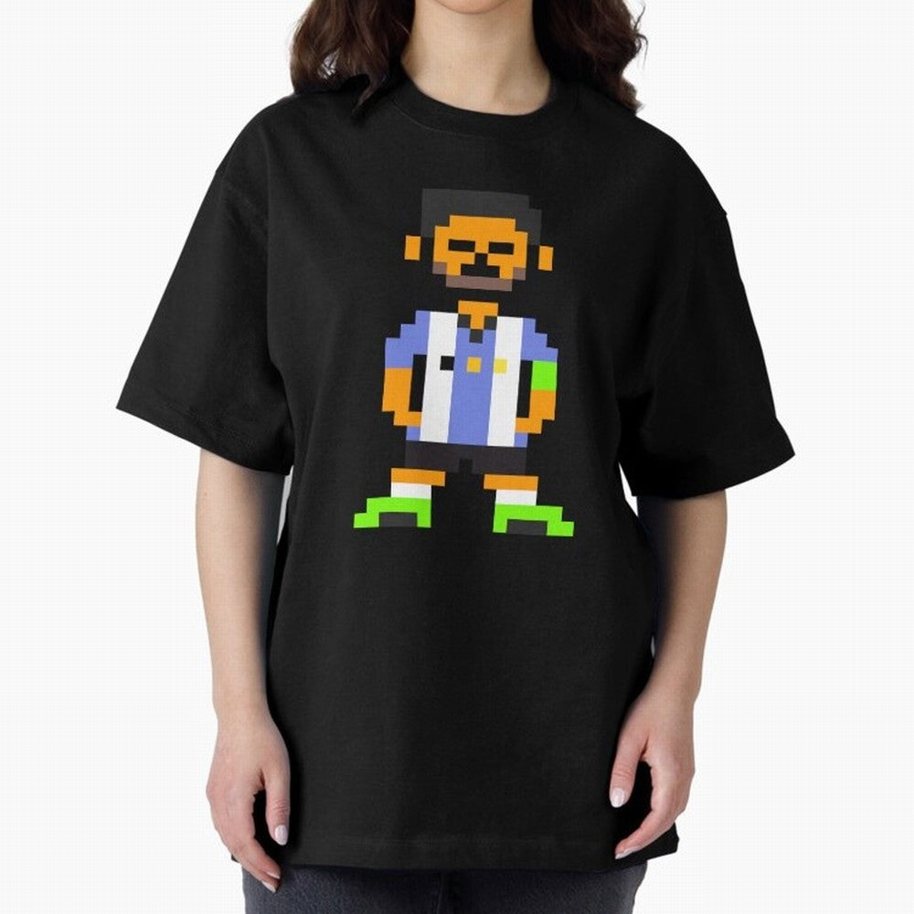 Pixel Pose Messi Oversized T-Shirt Bring Home FIFA World Cup 2026 USA Canada Mexico Driven by Messi, CR7 and Mbappe, England and Germany Energy, Retro Football Energy, Iconic Rivalries, Trophy Chase Drama and Stadium Atmosphere; Built for