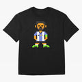 Pixel Pose Messi Oversized T-Shirt Bring Home FIFA World Cup 2026 USA Canada Mexico Driven by Messi, CR7 and Mbappe, England and Germany Energy, Retro Football Energy, Iconic Rivalries, Trophy Chase Drama and Stadium Atmosphere; Built for