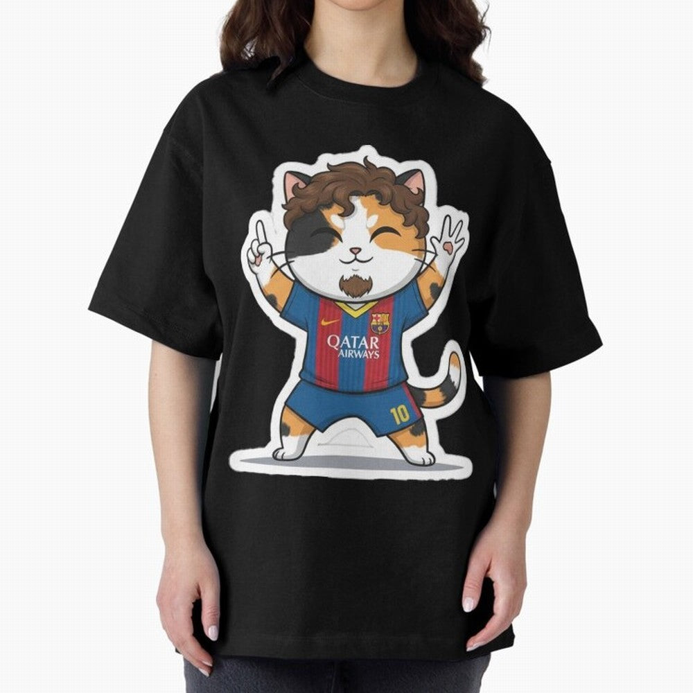 Fcb - Fc Barcelona | Cute Cat Messi with Jersey Barcelona Classic T-Shirt Elevate Match Day Hype around FIFA World Cup 2026 USA Canada Mexico, CR7 and Messi, England, Fan Favorite Moments, National Team Passion, Big Match Drama and Soccer History;