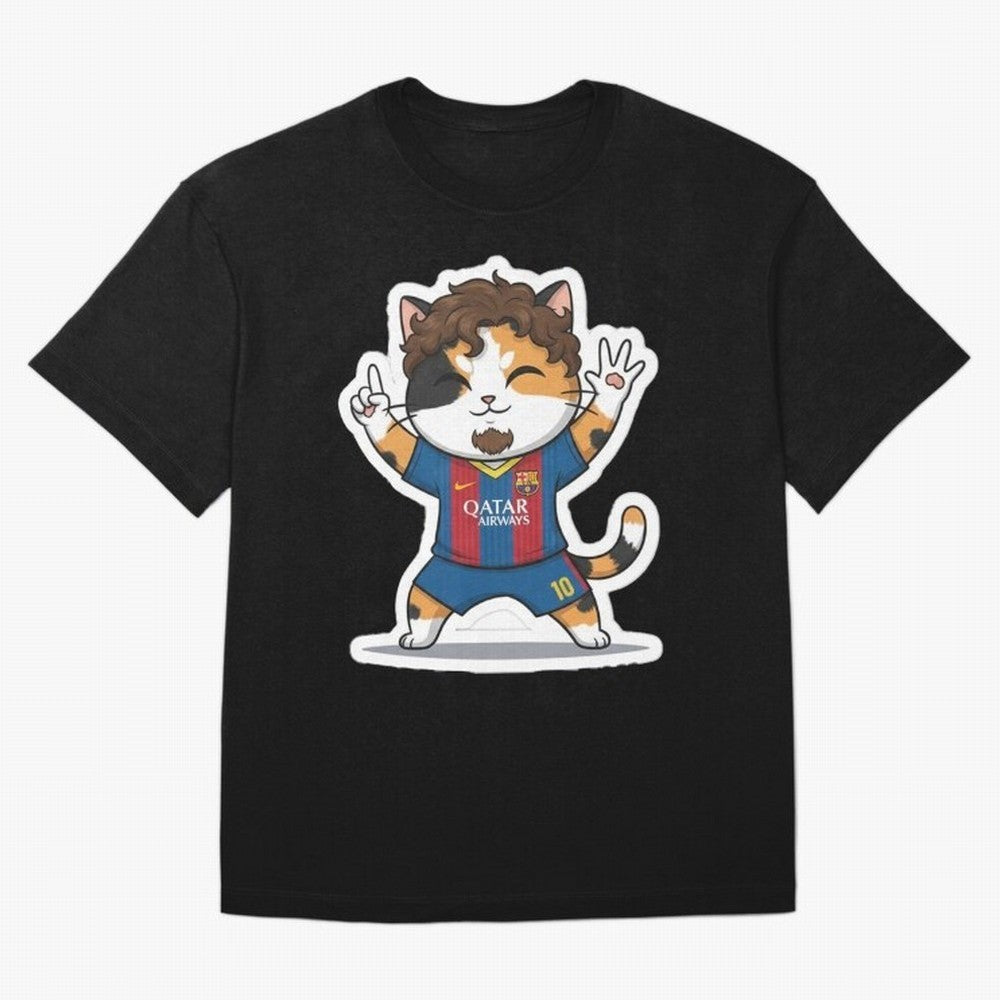 Fcb - Fc Barcelona | Cute Cat Messi with Jersey Barcelona Classic T-Shirt Elevate Match Day Hype around FIFA World Cup 2026 USA Canada Mexico, CR7 and Messi, England, Fan Favorite Moments, National Team Passion, Big Match Drama and Soccer History;