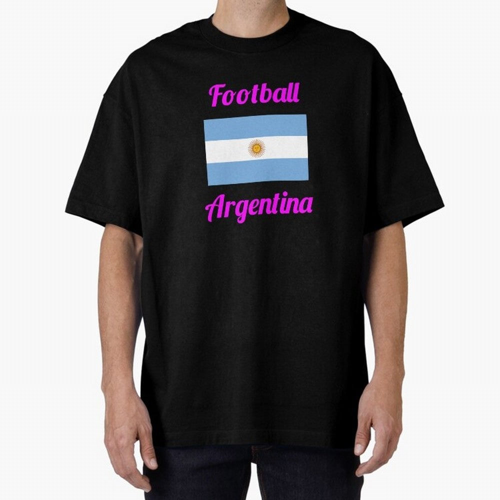 Argentina Football Flag ¨C Albiceleste Soccer Supporter Classic T-Shirt Bring Trophy Dreams to Global Football Passion for FIFA World Cup 2026 Group Stage, Driven by Cristiano Ronaldo, France and Portugal, Soccer Culture, Superstar Moments,