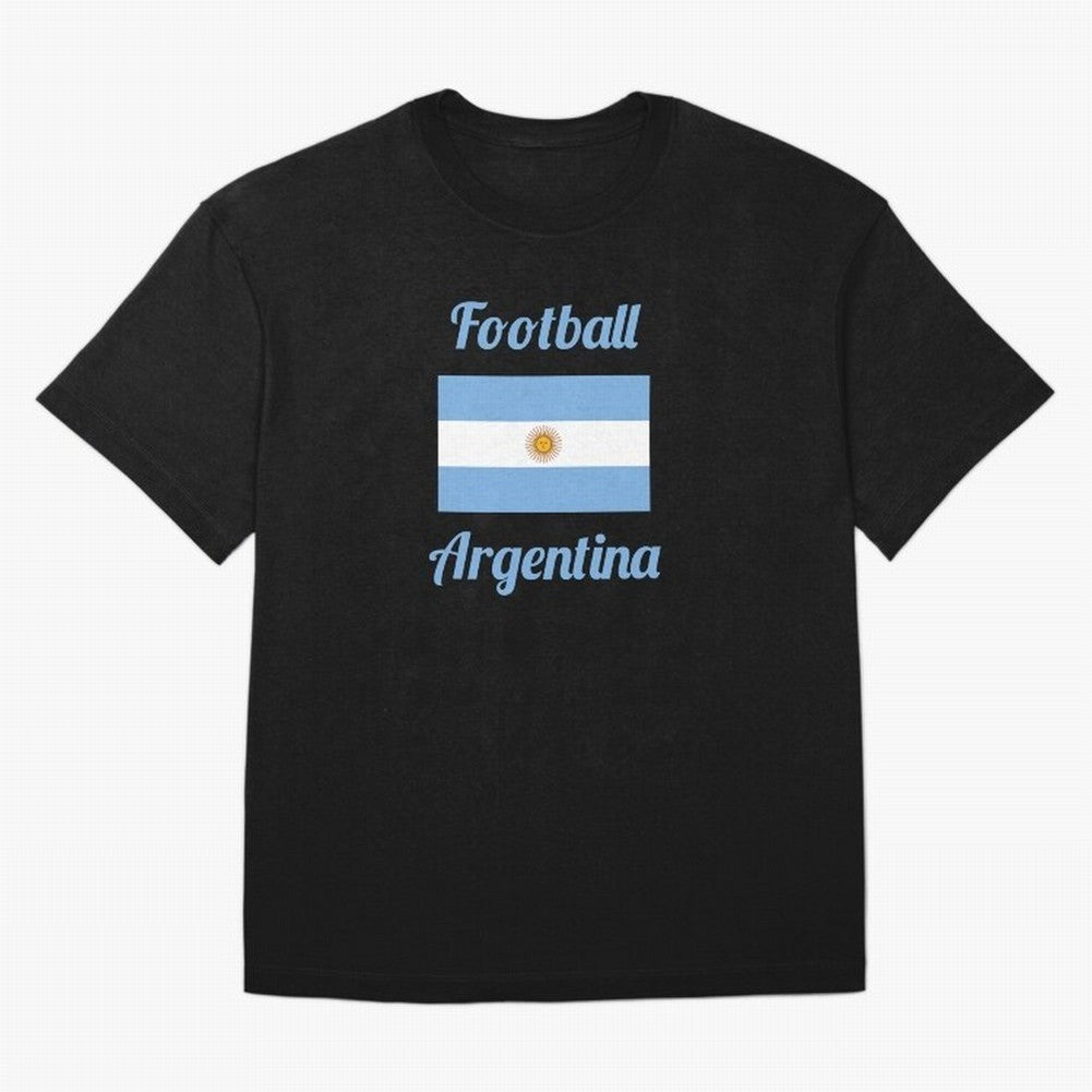 Argentina Football Flag ¨C Albiceleste Soccer Supporter Classic T-Shirt Bring Global Tournament Vibes to FIFA World Cup 2026 USA Canada Mexico Made for Cristiano Ronaldo, Argentina, France and Brazil Energy, Football Festival Excitement, Trophy