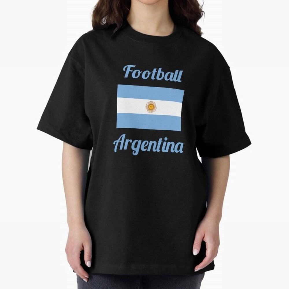 Argentina Football Flag ¨C Albiceleste Soccer Supporter Classic T-Shirt Bring Global Tournament Vibes to FIFA World Cup 2026 USA Canada Mexico Made for Cristiano Ronaldo, Argentina, France and Brazil Energy, Football Festival Excitement, Trophy