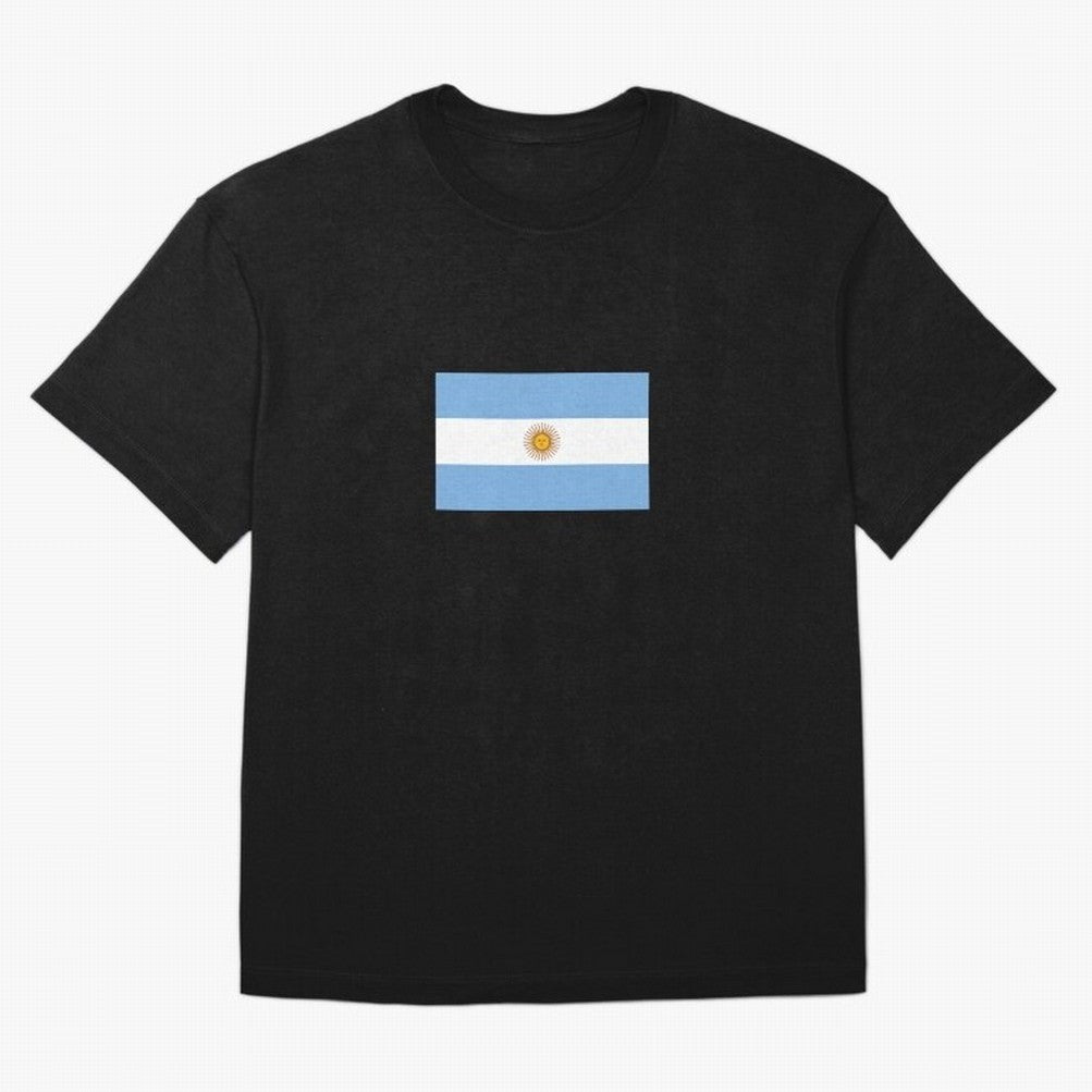 Argentina Football Flag ¨C Albiceleste Soccer Supporter Classic T-Shirt Bring Home Global Football Passion for FIFA World Cup 2026, Connected to Haaland, Portugal, Spain and Germany, Retro Football Energy, Iconic Rivalries, Trophy Chase Drama and