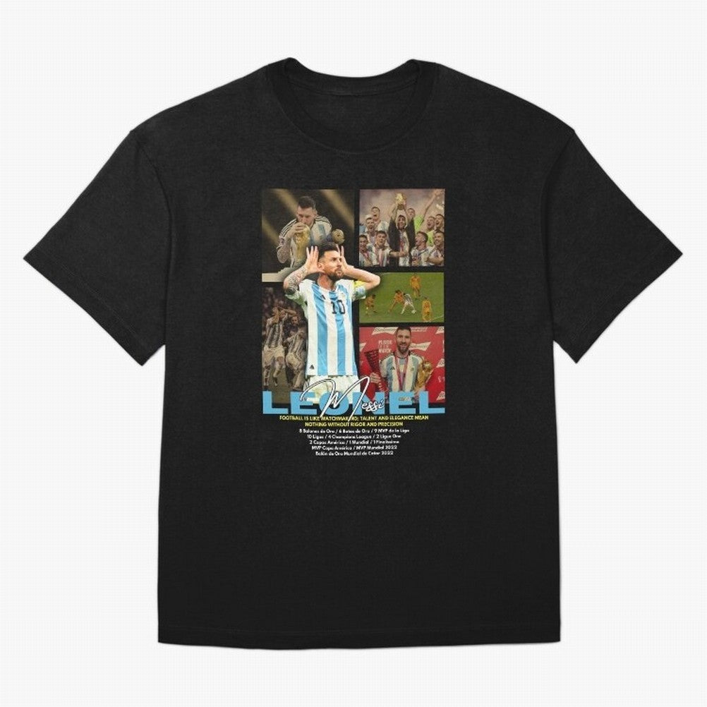 Leonel Messi Qatar World Cup 2022 Classic T-Shirt Spotlight Match Day Hype around FIFA World Cup 2026 Group Stage, Haaland, Brazil, Sports Nostalgia, International Competition, Famous Players and Unforgettable Victories; Great for Watch Parties,