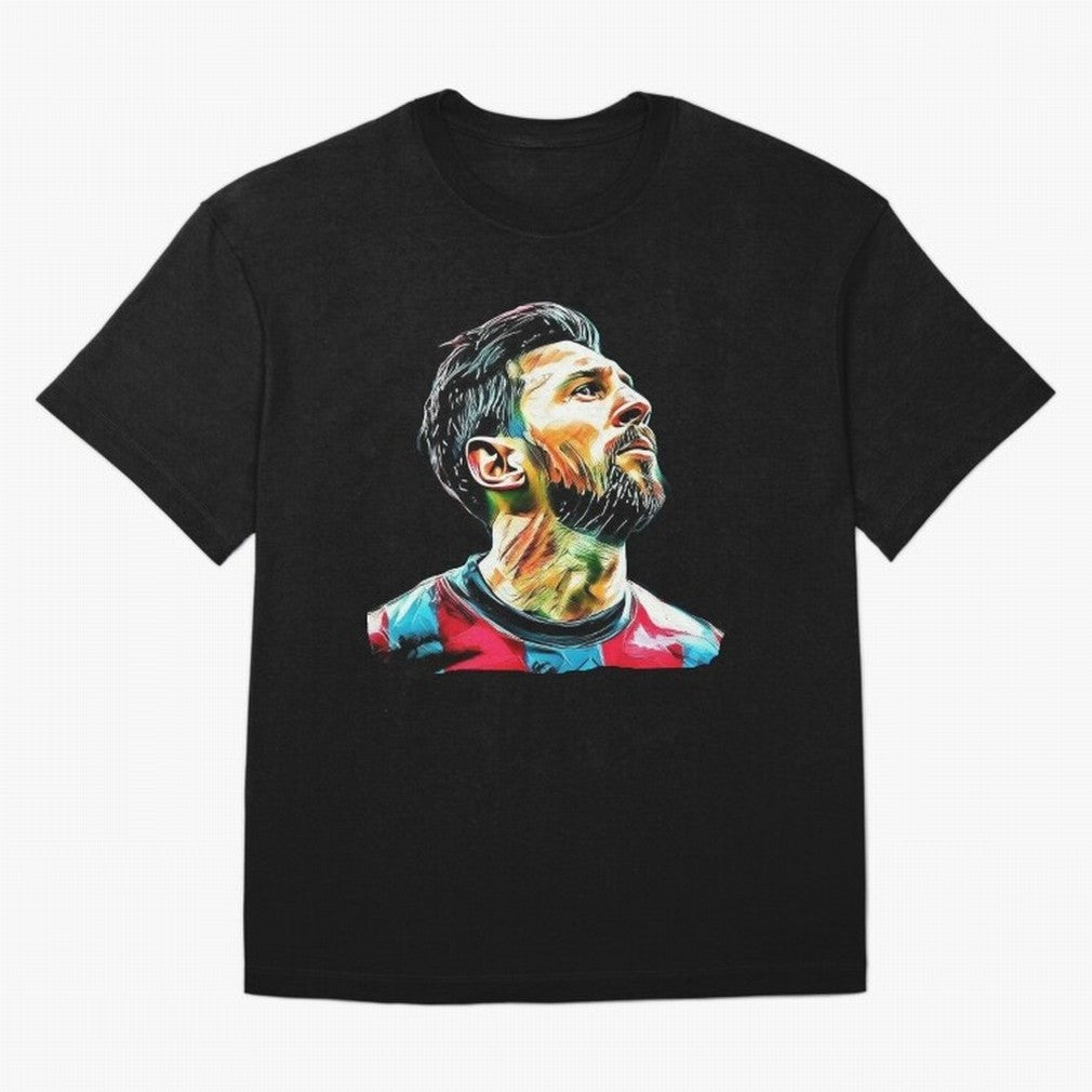 Messi Oversized T-Shirt Relive Global Football Passion for FIFA World Cup 2026 USA Canada Mexico, Centered on Neymar, Haaland and Cristiano Ronaldo, Argentina, France and Brazil, Retro Football Energy, Iconic Rivalries, Trophy Chase Drama and