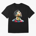 Messi Oversized T-Shirt Relive Global Football Passion for FIFA World Cup 2026 USA Canada Mexico, Centered on Neymar, Haaland and Cristiano Ronaldo, Argentina, France and Brazil, Retro Football Energy, Iconic Rivalries, Trophy Chase Drama and