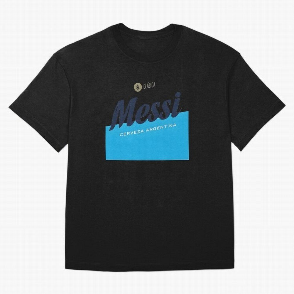 Messi Cerveza Argentina Parody Sticker Classic T-Shirt Cheer through Every Moment of Global Football Passion for FIFA World Cup 2026, Driven by Mbappe, Brazil, Portugal and Argentina, Goal Celebration Energy, Supporter Heritage, Football Icons and