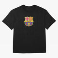 barca glitter logo Oversized T-Shirt Make Your Look Match FIFA World Cup 2026 Group Stage Spirit, Filled with Portugal, Spain and Germany, Mbappe, Tournament Hype, Historic Matchups, Family Viewing Parties and Global Sports Pride; Created for Match