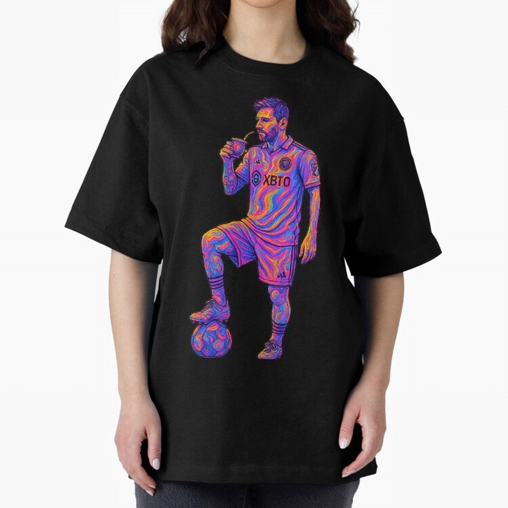 Messi Mate Vibes: Psychedelic Art by the GOAT Inter Miami Classic T-Shirt Relive the Noise and Pride of the FIFA World Cup 2026 Journey through Cristiano Ronaldo, Haaland and CR7 Highlights, France and Portugal Pride, Goal Celebration Energy,