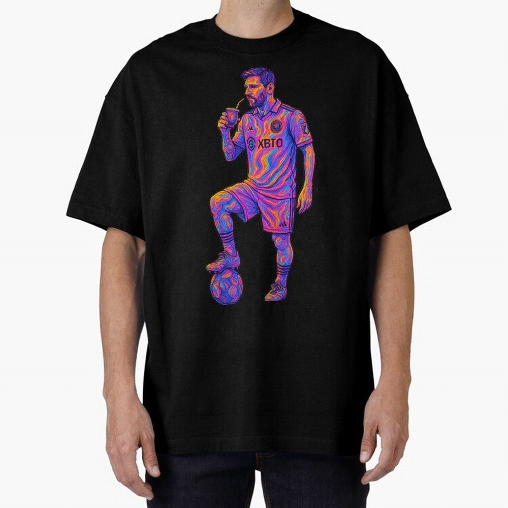 Messi Mate Vibes: Psychedelic Art by the GOAT Inter Miami Classic T-Shirt Relive the Noise and Pride of the FIFA World Cup 2026 Journey through Cristiano Ronaldo, Haaland and CR7 Highlights, France and Portugal Pride, Goal Celebration Energy,