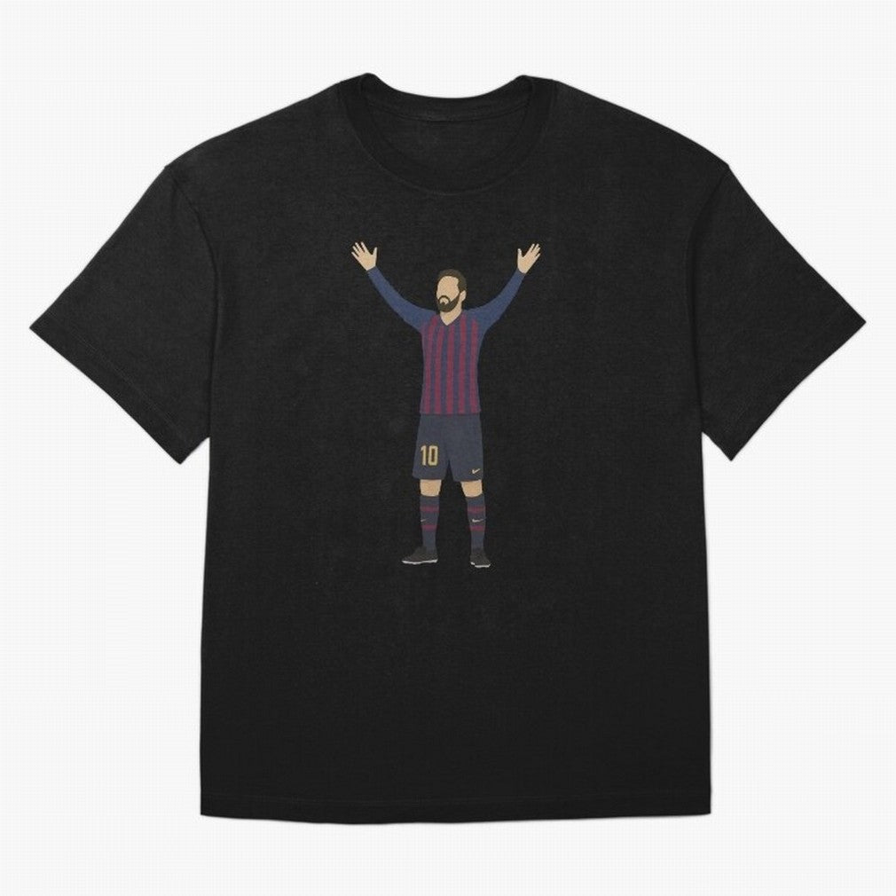Leo Messi Celebration Sticker Oversized T-Shirt Show Passion for the Stars of Global Football Passion for FIFA World Cup 2026, Celebrating Cristiano Ronaldo, Argentina, France and Brazil, Tournament Hype, Historic Matchups, Family Viewing Parties