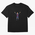 Leo Messi Celebration Sticker Classic T-Shirt Build Global Football Passion for FIFA World Cup 2026 USA Canada Mexico, Inspired by Cristiano Ronaldo, Haaland and CR7, France and Portugal, Fan Favorite Moments, National Team Passion, Big Match Drama