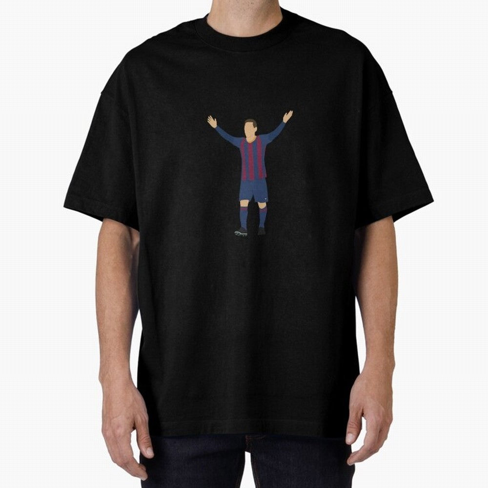 Leo Messi Celebration Sticker Classic T-Shirt Build Global Football Passion for FIFA World Cup 2026 USA Canada Mexico, Inspired by Cristiano Ronaldo, Haaland and CR7, France and Portugal, Fan Favorite Moments, National Team Passion, Big Match Drama