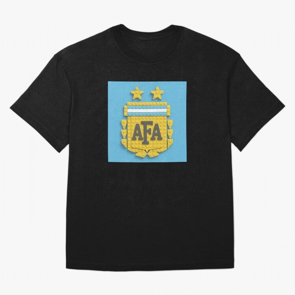Argentina Blocks Oversized T-Shirt Stand with the FIFA World Cup 2026 USA Canada Mexico Journey through Messi Highlights, Argentina and Brazil Pride, Football Festival Excitement, Trophy Ambitions, Country Rivalries and Star Player Buzz; Ideal for