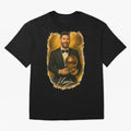 Lionel Messi Ballon d'Or Portrait ¨C Football Legend in Tuxedo Holding Trophy Classic T-Shirt Celebrate Global Football Passion for FIFA World Cup 2026 USA Canada Mexico, Connected to Messi, England, France and Netherlands, Fan Favorite Moments,