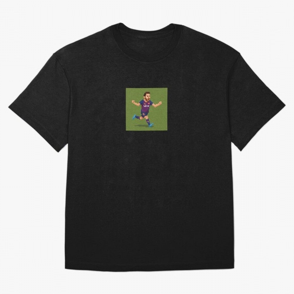 Lionel Messi Barcelona Pixel Art Tribute Classic T-Shirt Join the Global Buzz around Match Day Hype around FIFA World Cup 2026, Messi, Neymar and Mbappe, Portugal, Supporter Pride, Iconic Celebrations, Legendary Names and Global Match Day Energy;