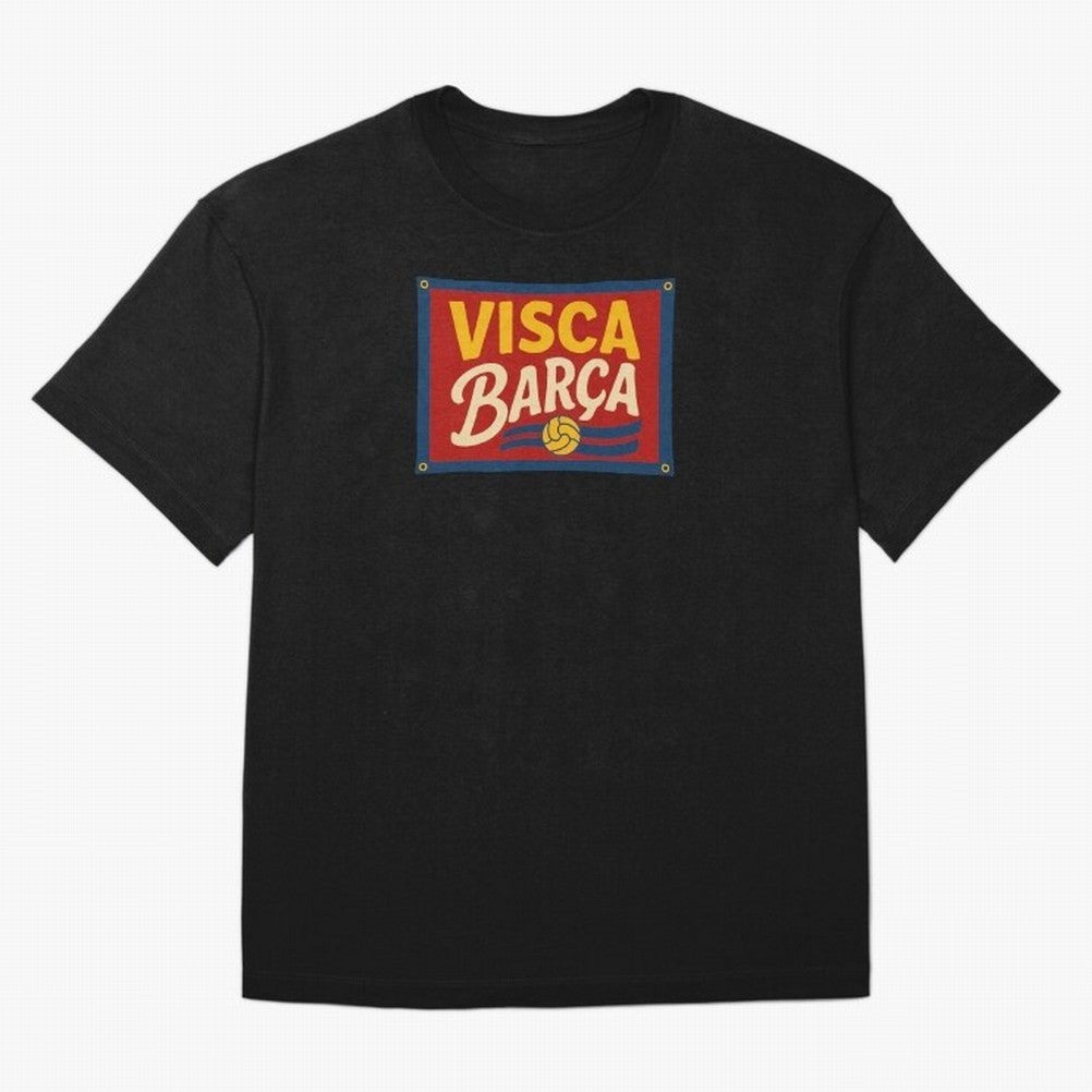 FC Barcelona Visca Barca Oversized T-Shirt Upgrade Match Day Hype around FIFA World Cup 2026 USA Canada Mexico, Messi, CR7 and Mbappe, Spain, Stadium Memories, Football Loyalty, International Chants and Championship Tradition; Made for Die Hard