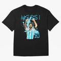 Lionel Messi GOAT Argentina Classic T-Shirt Celebrate Golden Goal Energy in FIFA World Cup 2026 USA Canada Mexico for Fans of Neymar and Netherlands, Bringing Global Supporter Spirit, Legendary Goals, National Colors and Tournament Celebration;