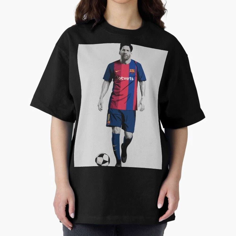 Lionel Messi Barcelona Illustration ¨C Iconic Football Artwork Classic T-Shirt Bring a Champion Mindset to Match Day Hype around FIFA World Cup 2026, CR7 and Messi, Germany, Stadium Chants, National Pride, Trophy Dreams and Unforgettable Football