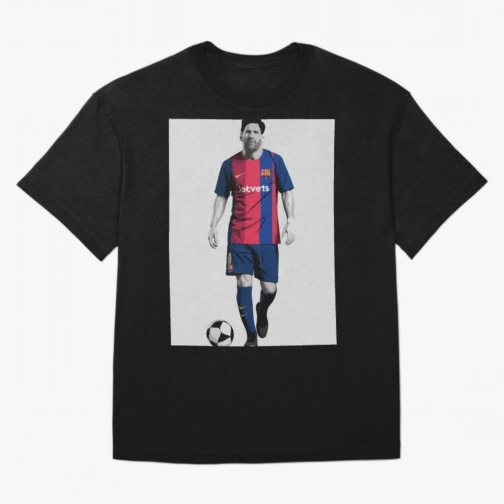 Lionel Messi Barcelona Illustration ¨C Iconic Football Artwork Classic T-Shirt Bring a Champion Mindset to Match Day Hype around FIFA World Cup 2026, CR7 and Messi, Germany, Stadium Chants, National Pride, Trophy Dreams and Unforgettable Football