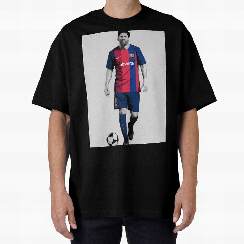 Lionel Messi Barcelona Illustration ¨C Iconic Football Artwork Classic T-Shirt Bring a Champion Mindset to Match Day Hype around FIFA World Cup 2026, CR7 and Messi, Germany, Stadium Chants, National Pride, Trophy Dreams and Unforgettable Football