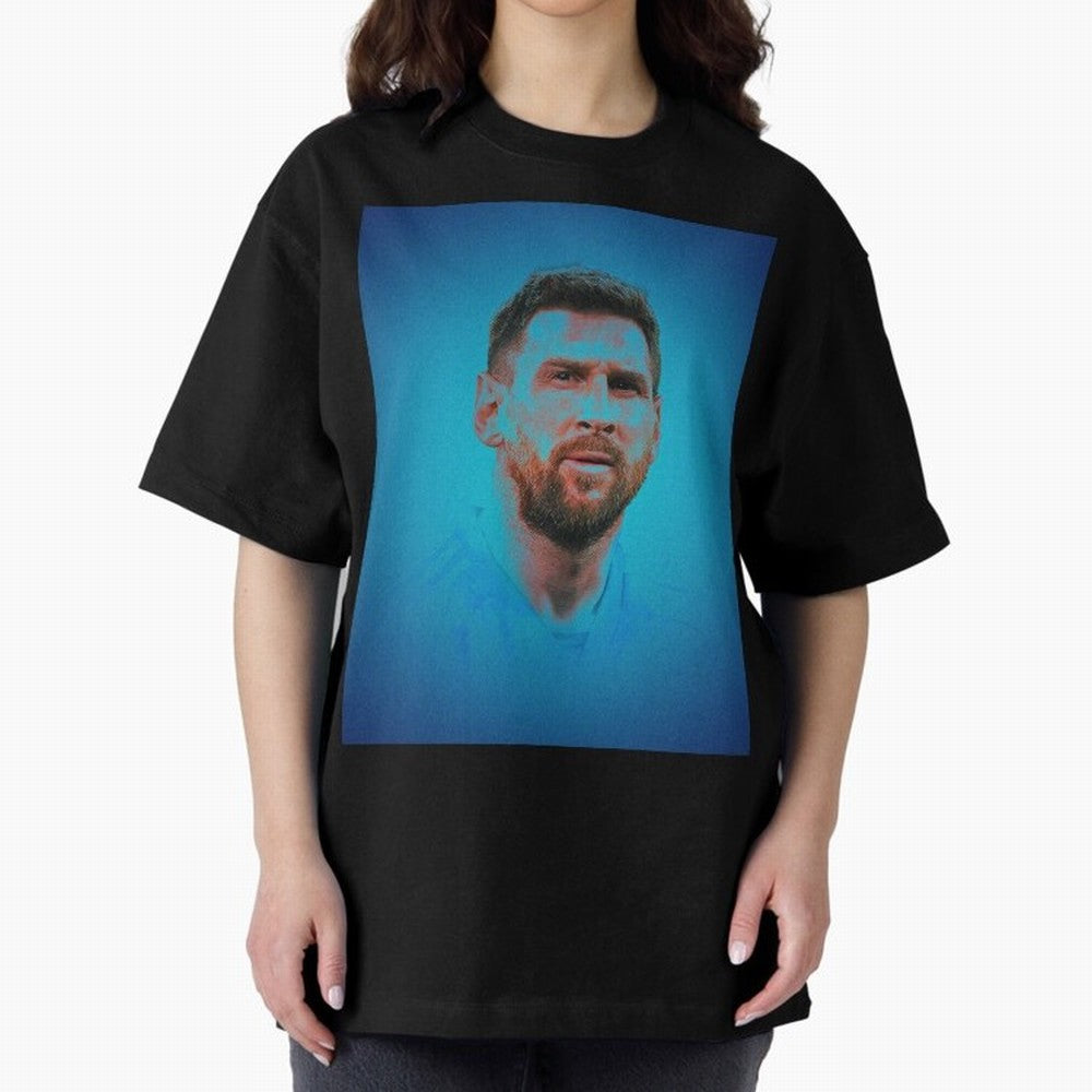 Messi: The Undisputed GOAT Oversized T-Shirt Discover the FIFA World Cup 2026 USA Canada Mexico Journey through Messi, CR7 and Mbappe Highlights, France Pride, Stadium Chants, National Pride, Trophy Dreams and Unforgettable Football Memories; Ideal