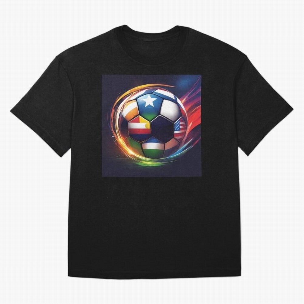 Soccer 2 Oversized T-Shirt Capture Stadium Memories from the FIFA World Cup 2026 Group Stage Journey through Cristiano Ronaldo Highlights, France and Portugal Pride, Soccer Culture, Superstar Moments, National Team Dreams and Competitive Fire;