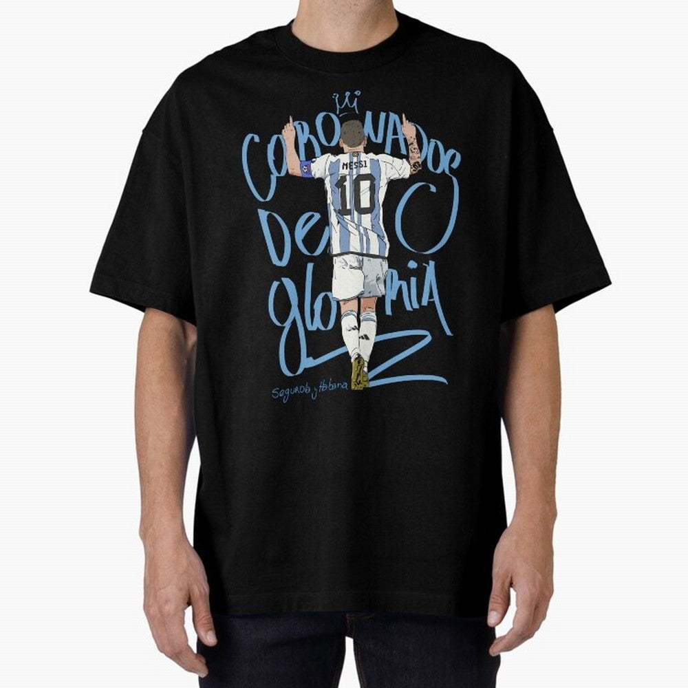Messi, crowned with glory Active T-Shirt Make Memories around Match Day Hype around FIFA World Cup 2026 Group Stage, Messi, France, Vintage Soccer Flavor, Modern Football Stars, National Flags and Final Night Emotion; Built for Supporters Chasing