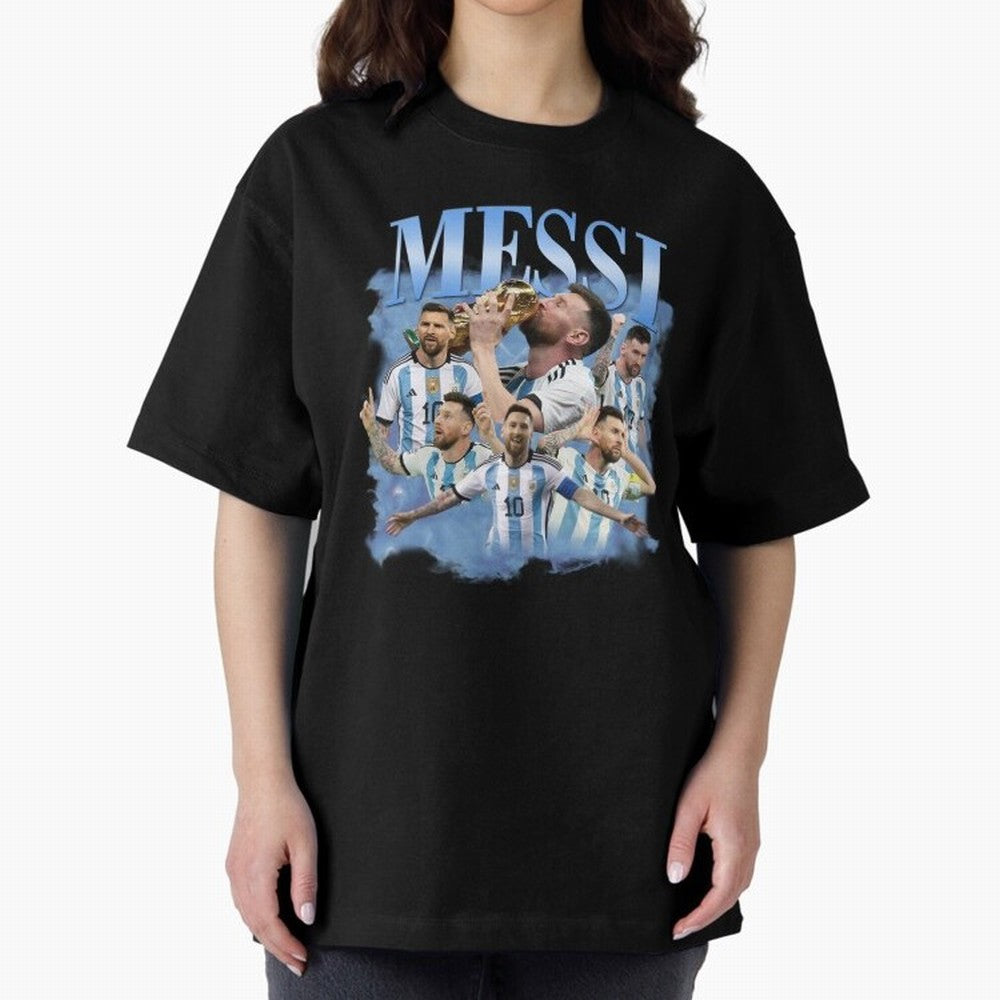 Lionel Messi Footballer Classic T-Shirt Enjoy the Biggest Football Party of FIFA World Cup 2026 for Fans of Messi and Cristiano Ronaldo and Brazil, Portugal and Argentina, Bringing Soccer Culture, Superstar Moments, National Team Dreams and