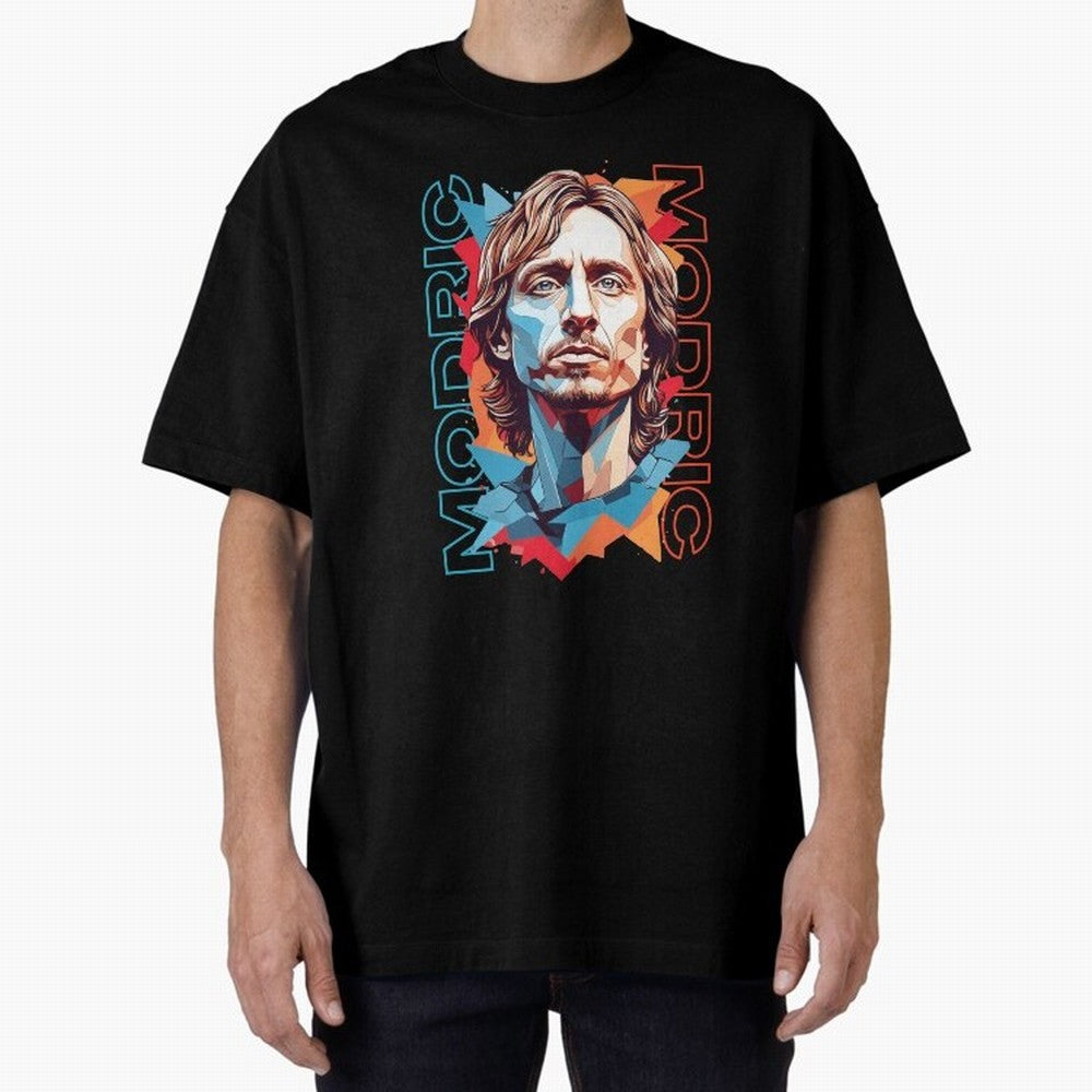 Luka Modric - Digital Art Essential T-Shirt Support Match Day Hype around FIFA World Cup 2026 USA Canada Mexico, CR7 and Messi, England and Germany, Stadium Memories, Football Loyalty, International Chants and Championship Tradition; Perfect for