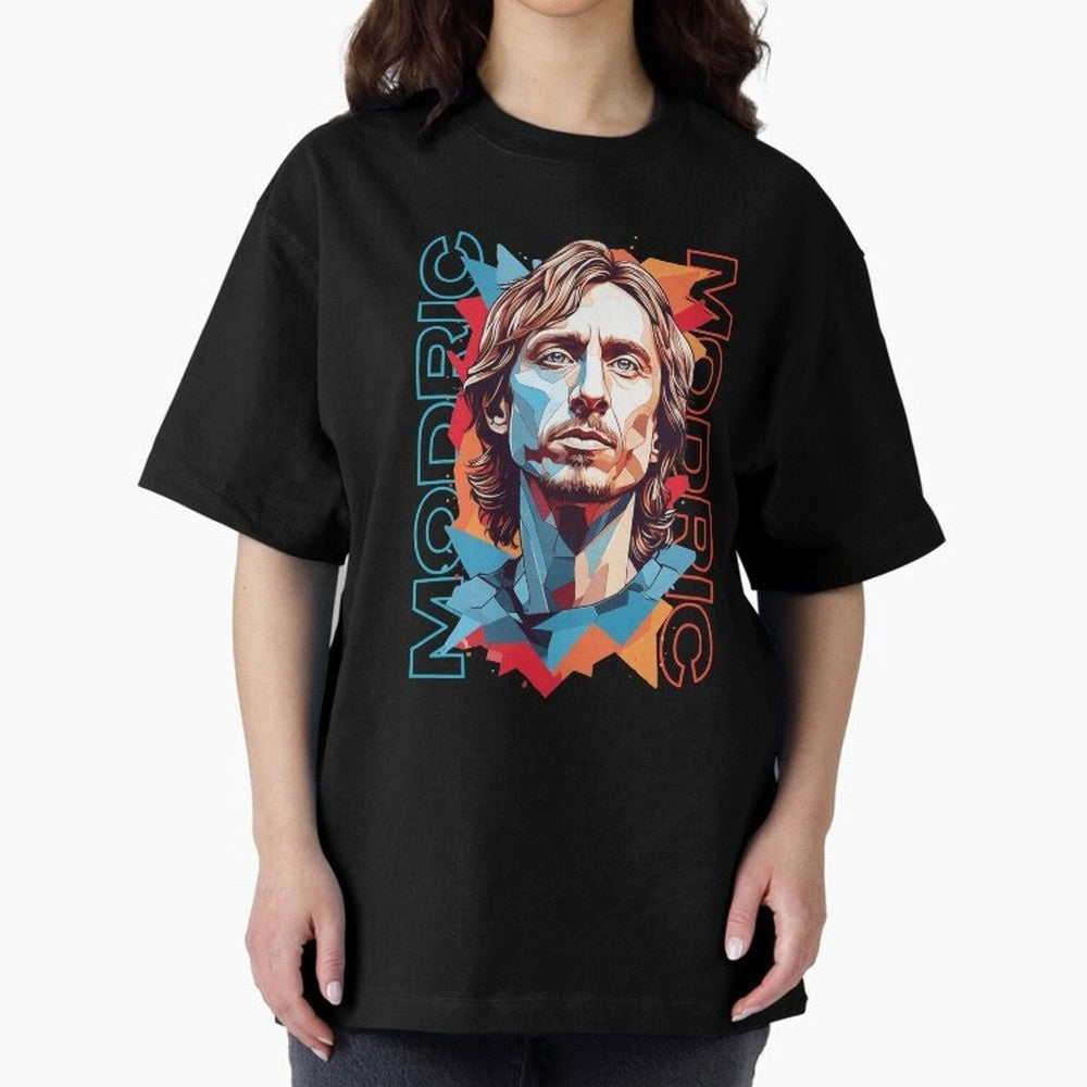 Luka Modric - Digital Art Essential T-Shirt Support Match Day Hype around FIFA World Cup 2026 USA Canada Mexico, CR7 and Messi, England and Germany, Stadium Memories, Football Loyalty, International Chants and Championship Tradition; Perfect for