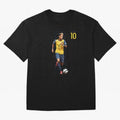 Neymar No. 10 Artwork For Tee/Sticker Essential T-Shirt Join the Countdown to FIFA World Cup 2026 for Fans of Neymar, Haaland and Cristiano Ronaldo and Portugal, Spain and Germany, Bringing Classic Soccer Heritage, Championship Pressure, Fan