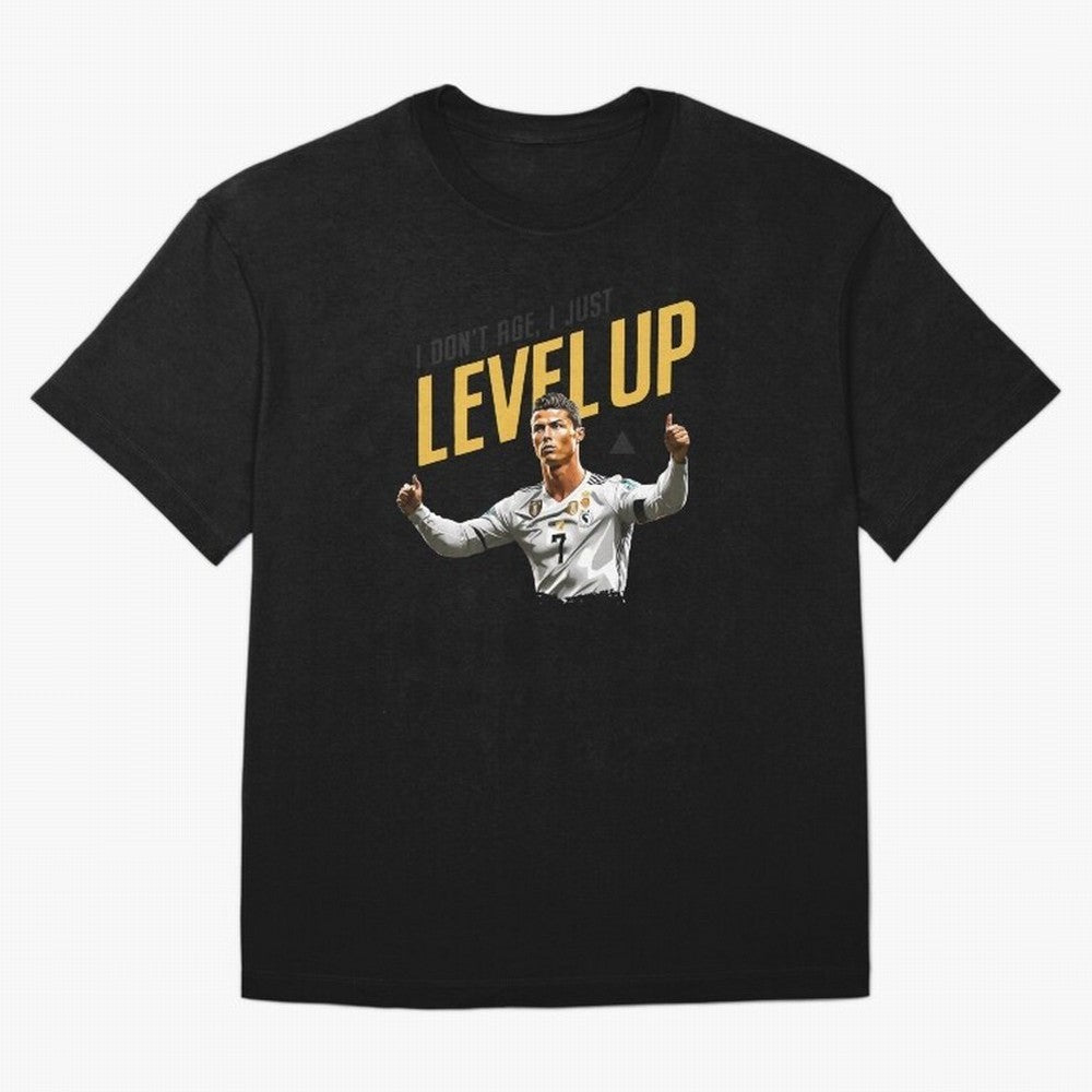 Cristiano Ronaldo Levels Up Essential T-Shirt Support Your Favorite Stars during FIFA World Cup 2026 Spirit, Featuring Portugal, Messi, CR7 and Mbappe, Classic Soccer Heritage, Championship Pressure, Fan Loyalty and International Pride; Perfect for