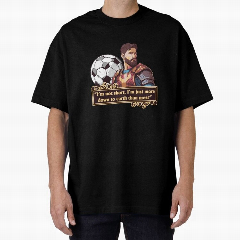 Messi Down To Earth Graphic Essential T-Shirt Make Memories around Match Day Hype around FIFA World Cup 2026 Group Stage, Messi, Neymar and Mbappe, Argentina, Champion Mindset, Group Stage Buzz, Knockout Tension and Passionate Fan Culture; Ideal