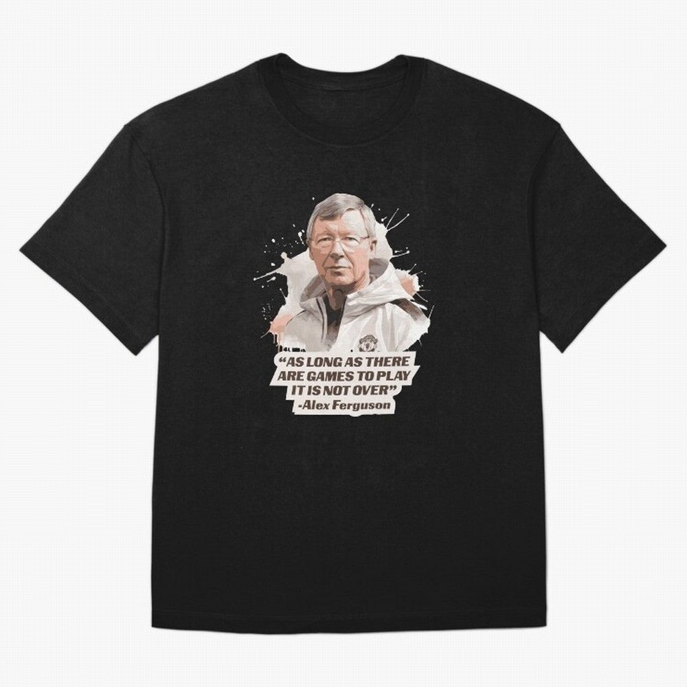Sir Alex Ferguson - It Is Not Over Yet Essential T-Shirt Celebrate the Magic of Global Football Passion for FIFA World Cup 2026, Celebrating Cristiano Ronaldo, Spain, Supporter Pride, Iconic Celebrations, Legendary Names and Global Match Day