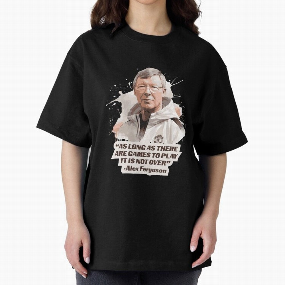 Sir Alex Ferguson - It Is Not Over Yet Essential T-Shirt Celebrate the Magic of Global Football Passion for FIFA World Cup 2026, Celebrating Cristiano Ronaldo, Spain, Supporter Pride, Iconic Celebrations, Legendary Names and Global Match Day
