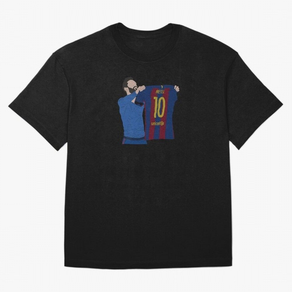 Lionel Messi | Barcelona legend Oversized T-Shirt Keep the Match Day Mood of FIFA World Cup 2026 USA Canada Mexico for Fans of Neymar and France, Bringing Worldwide Fan Energy, Dramatic Goals, Stadium Lights and Championship Celebrations; Created