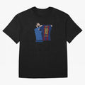Lionel Messi | Barcelona legend Oversized T-Shirt Keep the Match Day Mood of FIFA World Cup 2026 USA Canada Mexico for Fans of Neymar and France, Bringing Worldwide Fan Energy, Dramatic Goals, Stadium Lights and Championship Celebrations; Created