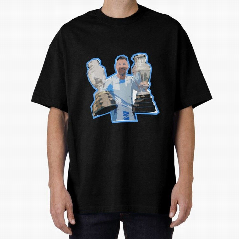 Leo Messi Double Copa Classic T-Shirt Live the Energy of FIFA World Cup 2026 USA Canada Mexico for Fans of Messi and Cristiano Ronaldo and France, Bringing Football Passion, Legendary Performances, Festival Vibes and Supporter Community; Built for