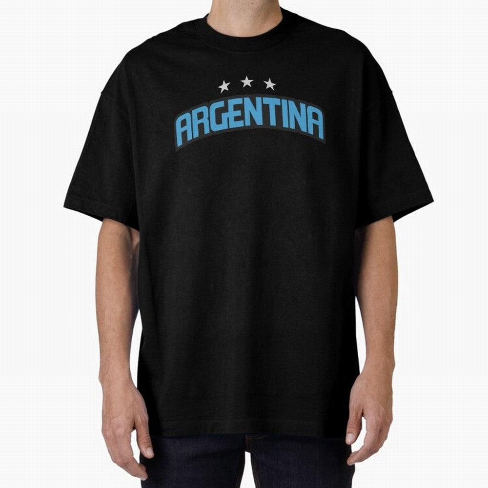 Argentina 3 Stars Classic T-Shirt Step into FIFA World Cup 2026 for Fans of Cristiano Ronaldo and France and Portugal, Bringing Retro Football Energy, Iconic Rivalries, Trophy Chase Drama and Stadium Atmosphere; Great for Supporters Who Love
