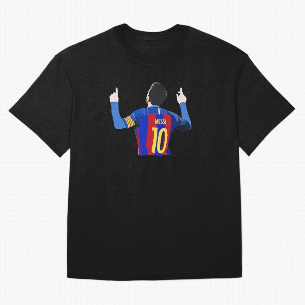 Lionel Messi vector art Oversized T-Shirt Support Your Favorite Stars during FIFA World Cup 2026 with Cristiano Ronaldo, Haaland and CR7, Argentina Energy, Champion Mindset, Group Stage Buzz, Knockout Tension and Passionate Fan Culture; Ideal for