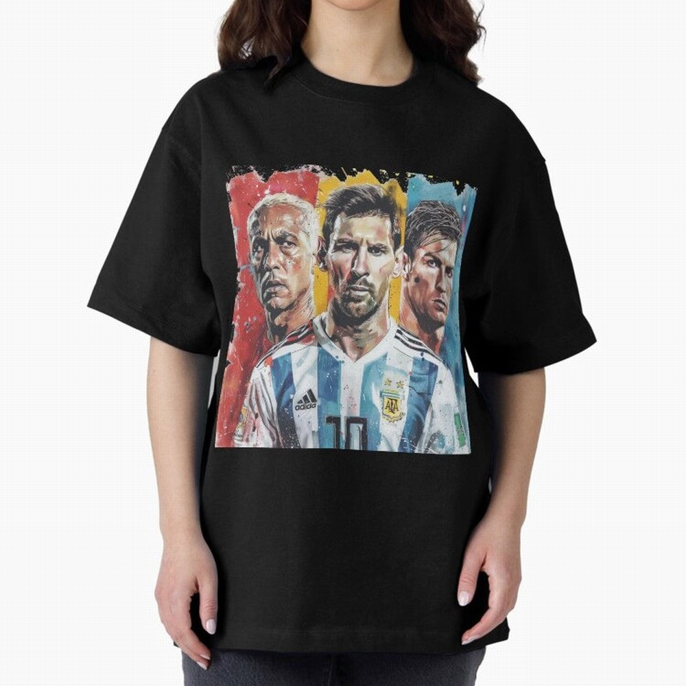 TOP 3 Soccer Players Classic T-Shirt Cheer through Every Moment of Global Football Passion for FIFA World Cup 2026 Group Stage, Built around Messi, Brazil, Portugal and Argentina, Goal Celebration Energy, Supporter Heritage, Football Icons and